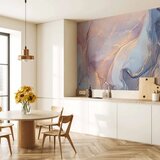  Foto tapeta - Pink and Blue Marble - Abstract Watercolour With Gold Accent 300x210 Vodootporna | shoptok.hr