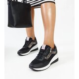 Cross Jeans Black women's wedge sneakers | shoptok.hr