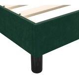  Okvir kreveta bez madraca tamnozeleni 200x210 cm baršun | shoptok.hr