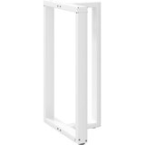  Noge za barski stol T-oblika 2 kom Bijele 60x35x(100-101) cm Čelik | shoptok.hr
