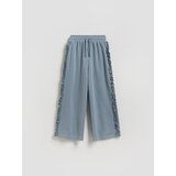 Reserved Wide leg donji dio trenirke - mornarsko plava | shoptok.hr