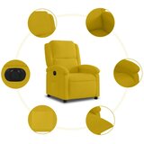  Električni naslonjač na podizanje žuti baršunasti | shoptok.hr