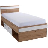 Modern Living Postelja Box, Bela, Barva Hrasta, 90x200 Cene