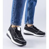 Gemre Black wedge sneakers Pisignano | Shoptok.si