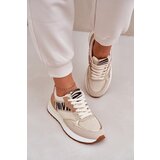 Boto Women's Sports Shoes On Platform Zebra Beige Davinara | shoptok.hr