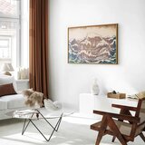  Plakat - Giant Waves 60x40 Zlatni okvir | shoptok.hr