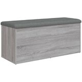  Klupa za cipele siva boja hrasta 102x42x45 cm konstruirano drvo | Eponuda.com