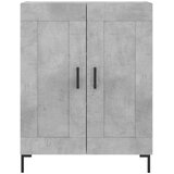  Visoka komoda siva betona 69,5x34x180 cm od konstruiranog drva Slike