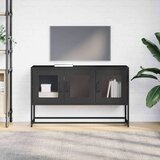 TV omarica črna 100,5x39x60,5 cm Hladno valjano jeklo, (21747089) | Shoptok.si