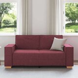 vidaXL Dvosed vinsko rdeč 140 cm blago | Shoptok.si
