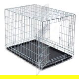 Trixie Set: transportni kavez + udobni jastuk - Kavez: Š 77 x Dub 116 x V 86 cm + jastuk XL | shoptok.hr
