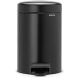 Brabantia Koš za smeti s pedalom 3 L s plastičnim vložkom - mat črna | Shoptok.si