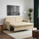  Krevet-sofa na razvlačenje Krem Tkanina - Krem | shoptok.hr