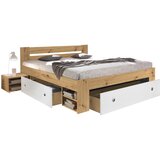 Boxxx POSTELJNA GARNITURA x , leseni material bela, barve hrasta Cene