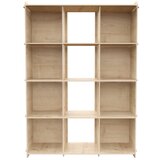 Kalune Design Polica za knjige u dekoru hrasta u prirodnoj boji 92,5x132 cm Zimba - Cijene