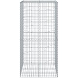  Gabionska košara s poklopcem 100x100x200 cm pocinčano željezo | shoptok.hr