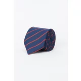 ALTINYILDIZ CLASSICS Men's Navy Blue-Red Patterned Tie