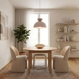  Luster na sajli NEVIS 1xE27/15W/230V, prečnik 38 cm, krem | Eponuda.com