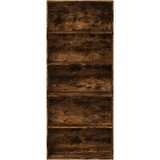 vidaXL Knjižna omara dimljeni hrast 80x30x189 cm inženirski les | Shoptok.si
