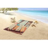 Good Morning Žametna brisača za na plažo 100x180 cm Vintage Surf – | Shoptok.si