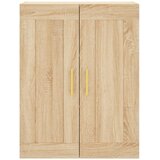  Visoka komoda hrasta sonome 69,5x34x180cm od konstruiranog drva Slike