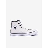 Converse White Women's Leather Ankle Sneakers Chuck Taylor All Sta - Ladies