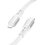  USB kabal BOROFONE BX88 Solid PD silicone charging data cable 1m, 20W for iPhone/lightning white | Eponuda.ba
