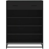 vidaXL Ormarić za cipele crni 75x38x97,5 cm Konstruirano drvo i metal | shoptok.hr