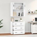  Visoka komoda bijela od konstruiranog drva | Eponuda.com