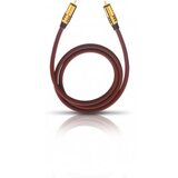 Oehlbach cinch avdio priključni kabel [1x moški cinch konektor - 1x moški cinch konektor] 3.00 m bordo rdeča pozlačeni konektorji NF Sub, (20431626) Cene