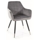  Stolica NUXE - Baršun - siva | shoptok.hr