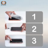 Tel Protect Dust-Free Easy Fit Full Glue 6D kaljeno staklo za iPhone 15 crno - 2 komada | shoptok.hr