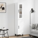  Visoka komoda bijeli 34,5x34x180 cm od konstruiranog drva | shoptok.hr