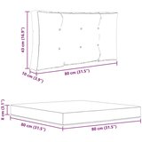  Zunanja blazina za kavč 2 pcs Črna Poliester, (5000202599) | Shoptok.si