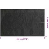  Pokrivač za bazen crni 450 x 220 cm PE | shoptok.hr