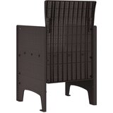 Vrtni stol Set 2 Rjava Ratan Standard Trajno Zunanji sedežni, (22015491) | Shoptok.si