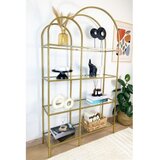Hanah home polica za knjige twin gold transparent | ePonuda.com
