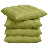  Jastučići za sjedenje 4 pcs Svijetlo zelena 40 x 40 x 6 cm | Eponuda.com