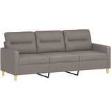  3-dijelni set sofa s jastucima smeđesivi od tkanine | shoptok.hr
