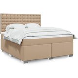  Krevet box spring s madracem cappuccino 180x200 cm umjetna koža | shoptok.hr