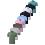 Dewberry NINE SET T8561 MENS T-SHIRT-BLACK-WHITE-NAVY-PINK-LIGHTBLUE-LIGHTGREEN-GREEN-LIGHT-GREY Cijene