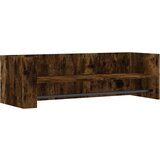 Maison Chic Stenska polica - Viseča Polica dimljeni hrast 100x35x30,5 cm inženirski les, (21758663) Cene