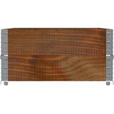  Okviri za palete 2 kom smeđi 120 x 80 cm od masivne borovine | shoptok.hr