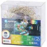 Aigostar LED božićna girlanda za spoljašnju upotrebu, 200 LED, 8 funkcija, 3xAA, 6,3 m, IP44, višebojna | Eponuda.com