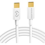 Oem Mayaxess, USB-C polnilni kabel za Samsung Galaxy S25 Ultra 1m, Bela, (5000191884) | Shoptok.si
