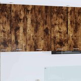 vidaXL viseći ormarić riga dimljeni hrast i bijela 50 x 31 x 80 cm | shoptok.hr