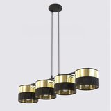  visilica na sajli lux 4xE27/15W/230V crna/zlatna | Eponuda.com