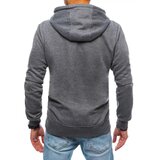 DStreet Dark gray BX5260 men's sweatshirt with a print | Shoptok.si