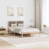  Okvir za krevet Sivo-smeđa 135 x 190 cm tkanina | shoptok.hr
