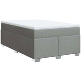 vidaXL Krevet s oprugama i madracem svjetlosivi 120x190 cm od tkanine | shoptok.hr